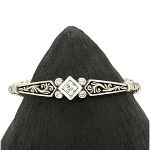 Brighton Zoe Bangle Bracelet With Swarovski Crystal Accents